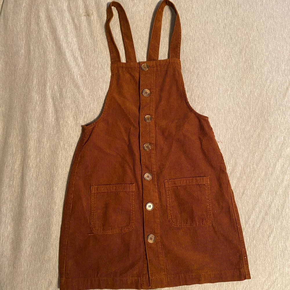 Brown corduroy dress